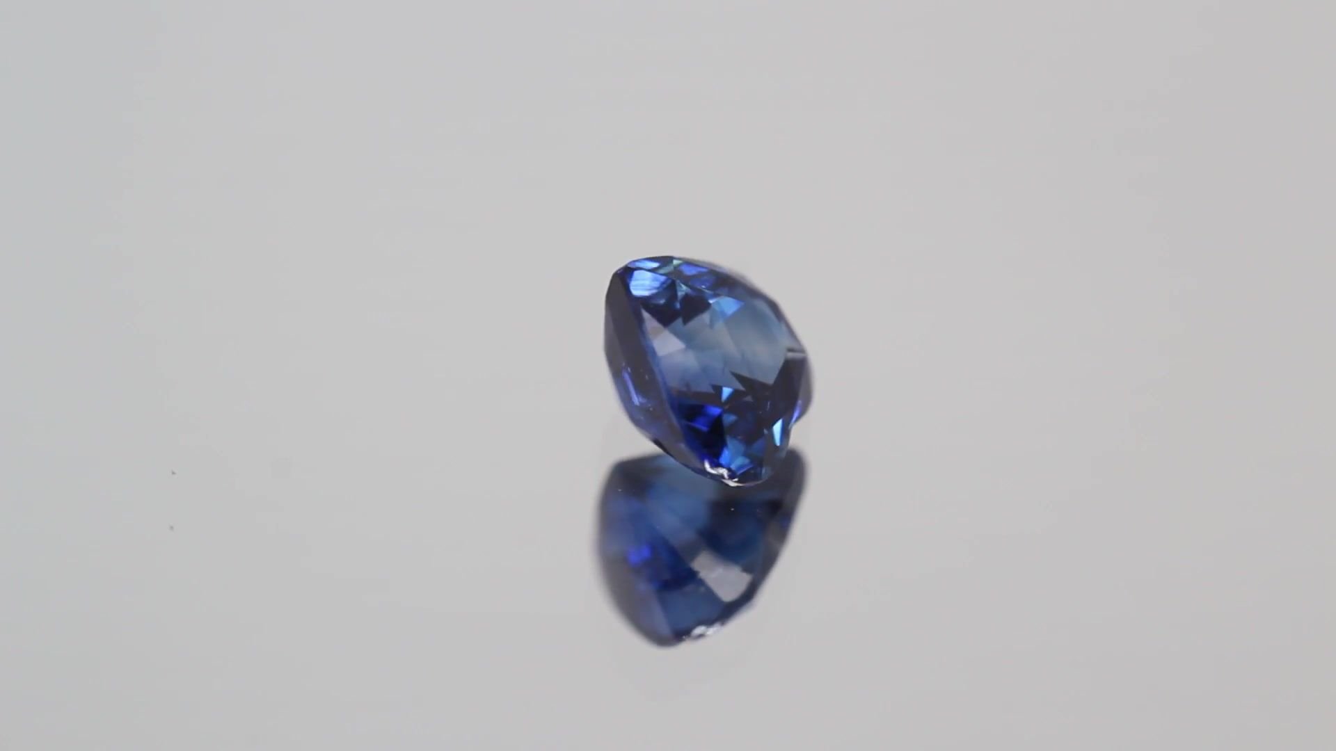0.97 Carat Blue Heart Sapphire