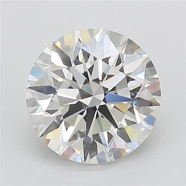 2.10ct F VVS2 Excellent Cut Round Lab Grown Diamond