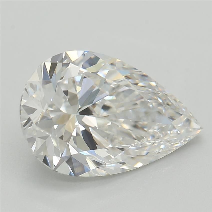 2.03ct E VS2 Rare Carat Ideal Cut Pear Lab Grown Diamond