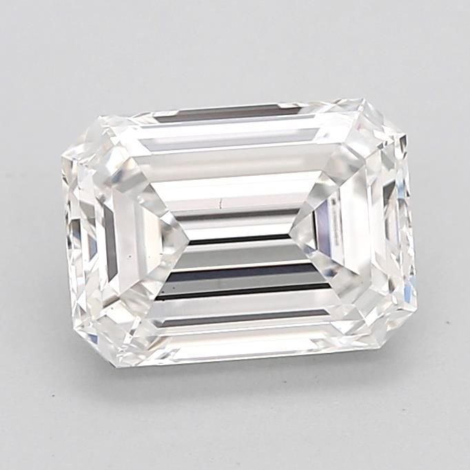 2.25ct E VS2 Rare Carat Ideal Cut Emerald Lab Grown Diamond