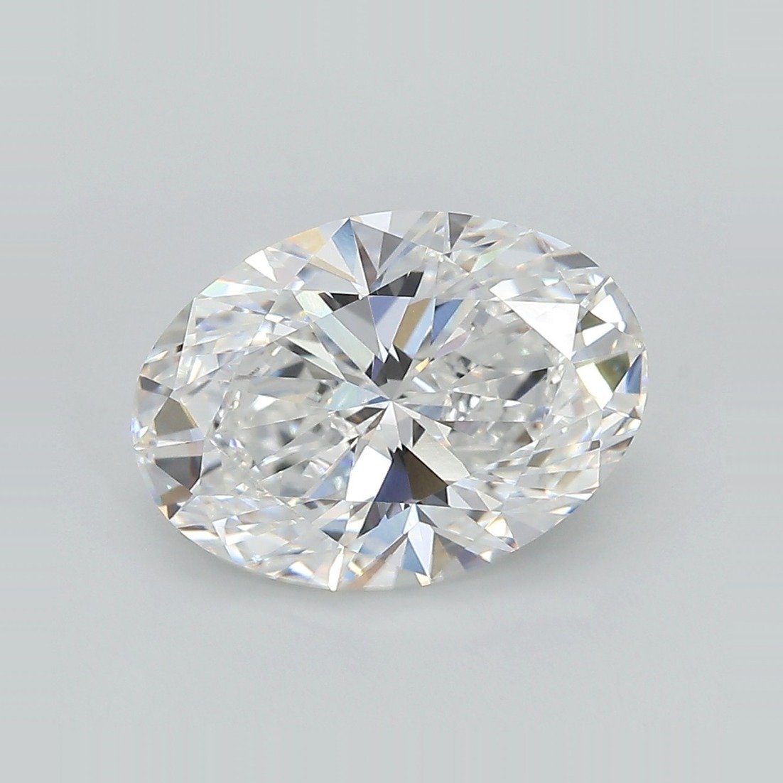 3.71ct D VVS2 Rare Carat Ideal Cut Oval Lab Grown Diamond