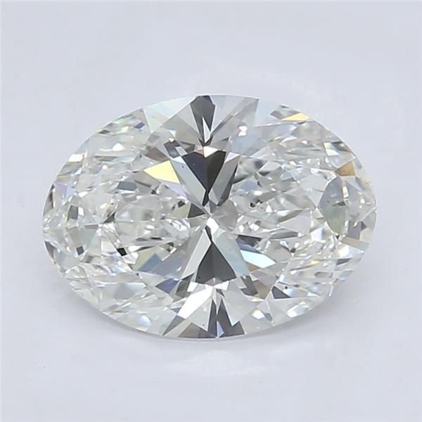 3.01ct G VS2 Rare Carat Ideal Cut Oval Lab Grown Diamond