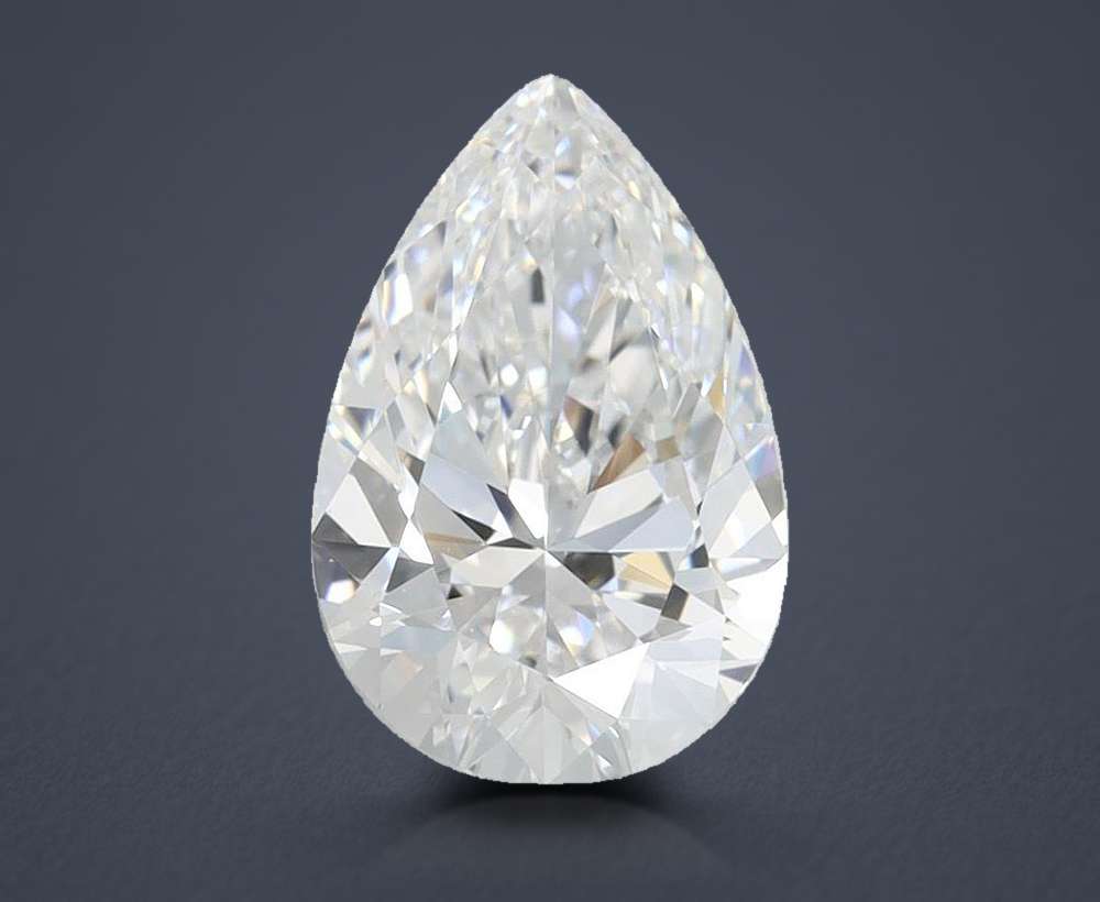 1.62 Carat Pear Lab Diamond