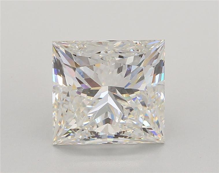 4.50ct H VVS2 Rare Carat Ideal Cut Princess Lab Grown Diamond