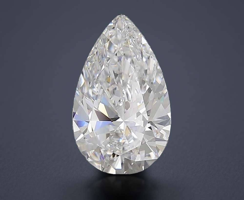 2.00 Carat Pear Lab Diamond