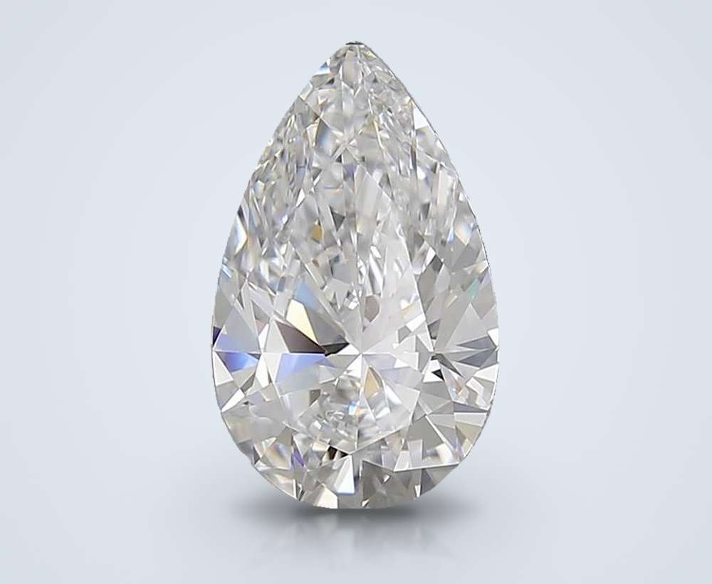 2.00 Carat Pear Lab Diamond