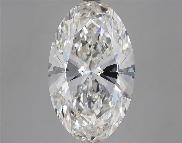 7.72ct G VS2 Rare Carat Ideal Cut Oval Lab Grown Diamond