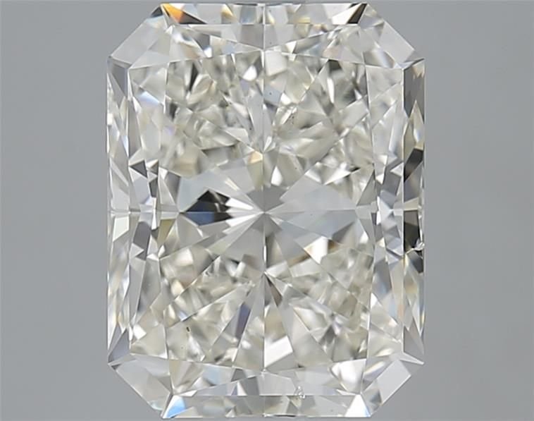 4.01ct K SI1 Rare Carat Ideal Cut Radiant Diamond