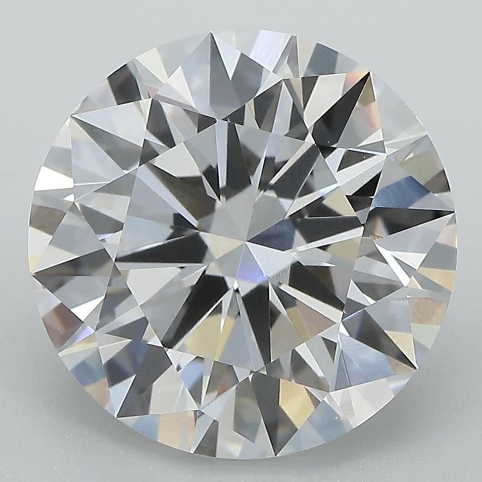 6.07ct E VVS2 Rare Carat Ideal Cut Round Lab Grown Diamond