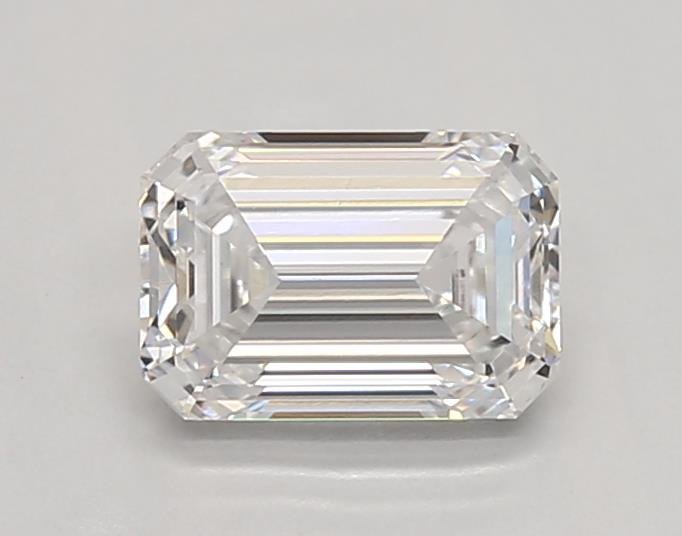 0.89ct D VVS2 Rare Carat Ideal Cut Emerald Lab Grown Diamond