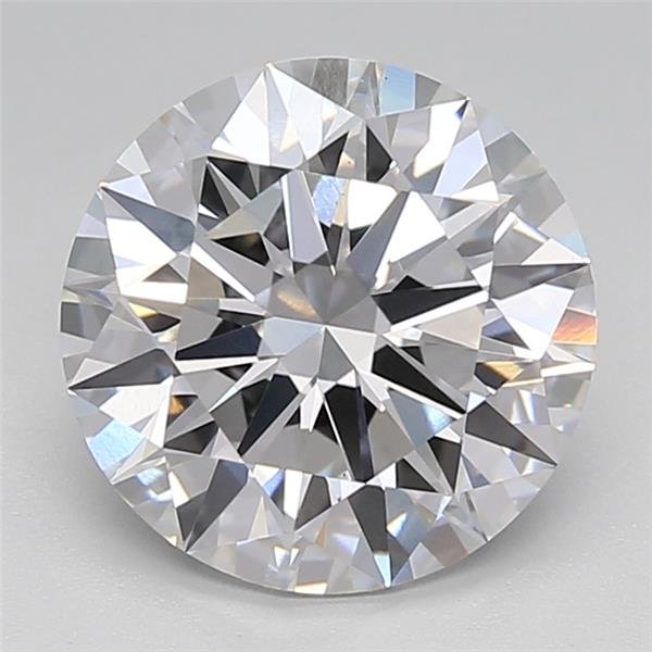 3.41ct F VS1 Rare Carat Ideal Cut Round Lab Grown Diamond