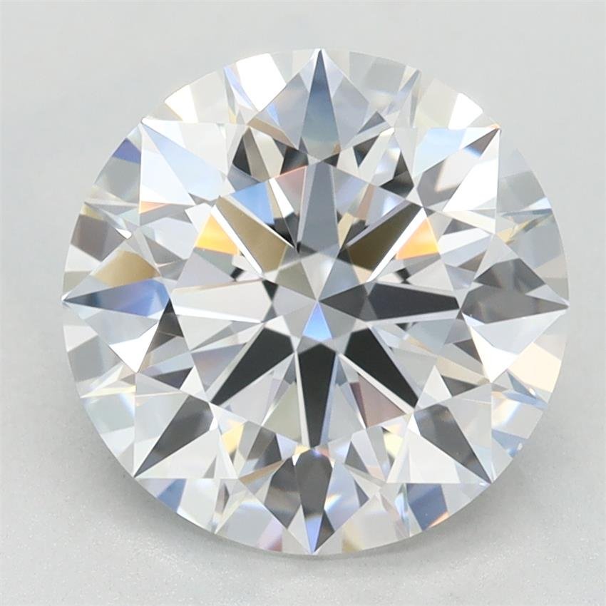 2.60ct D IF Rare Carat Ideal Cut Round Lab Grown Diamond