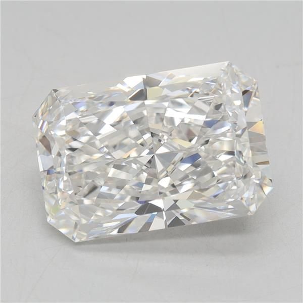 4.09ct F VVS2 Rare Carat Ideal Cut Radiant Lab Grown Diamond
