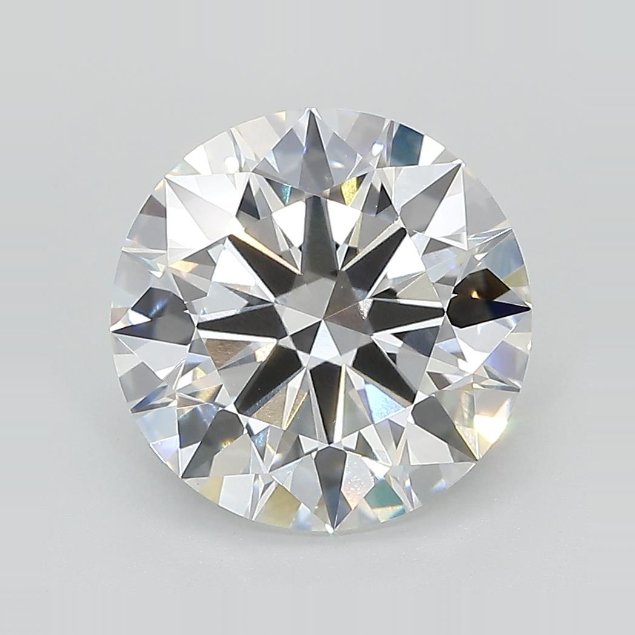 3.56ct E VVS2 Rare Carat Ideal Cut Round Lab Grown Diamond