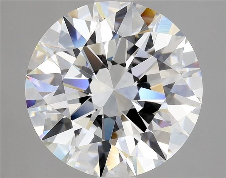 2.54ct E FL Rare Carat Ideal Cut Round Diamond
