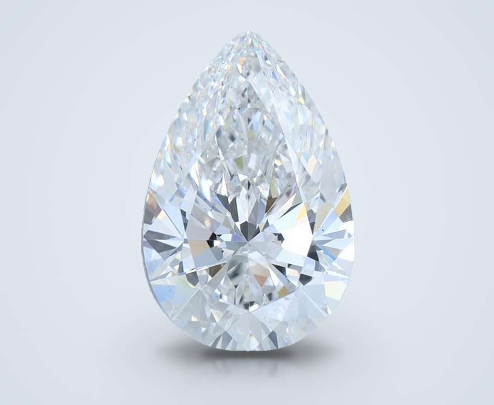 4.52 Carat Pear Lab Diamond
