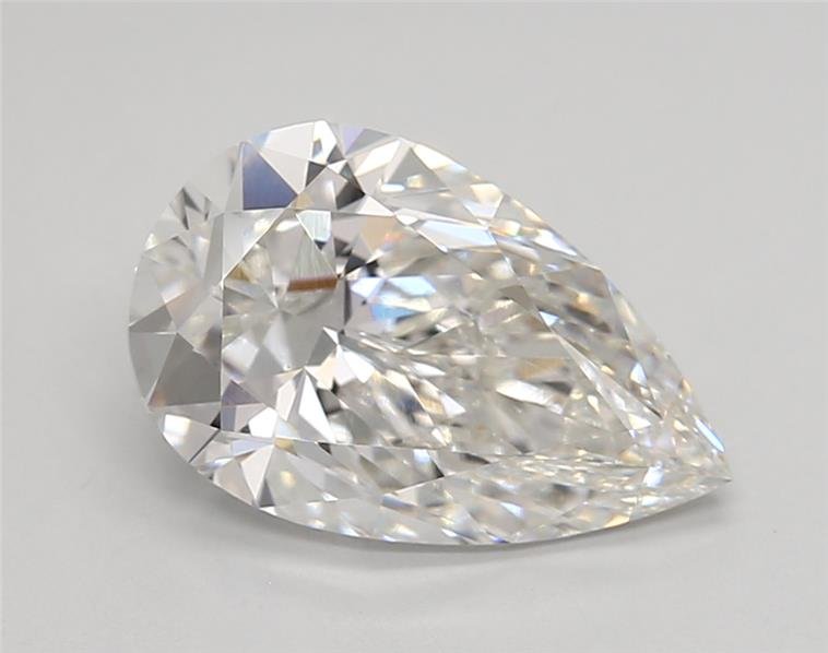 2.44ct F VS1 Rare Carat Ideal Cut Pear Lab Grown Diamond