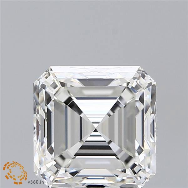 2.80ct H VS1 Rare Carat Ideal Cut Asscher Diamond
