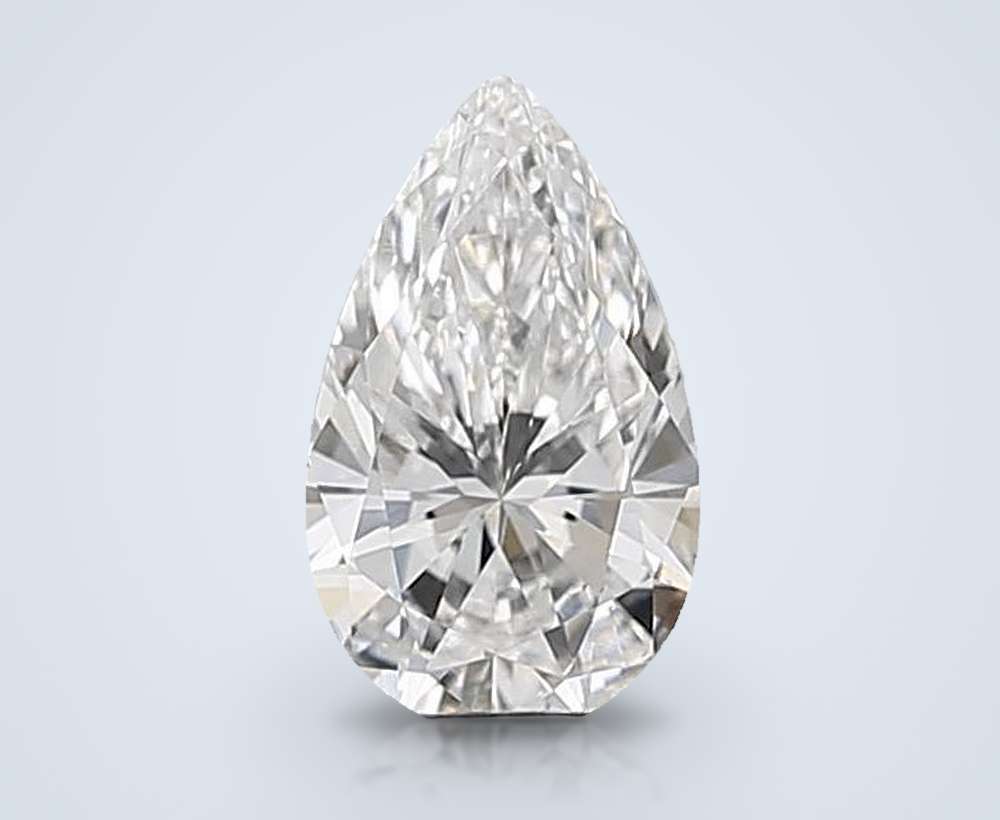 0.74 Carat Pear Lab Diamond