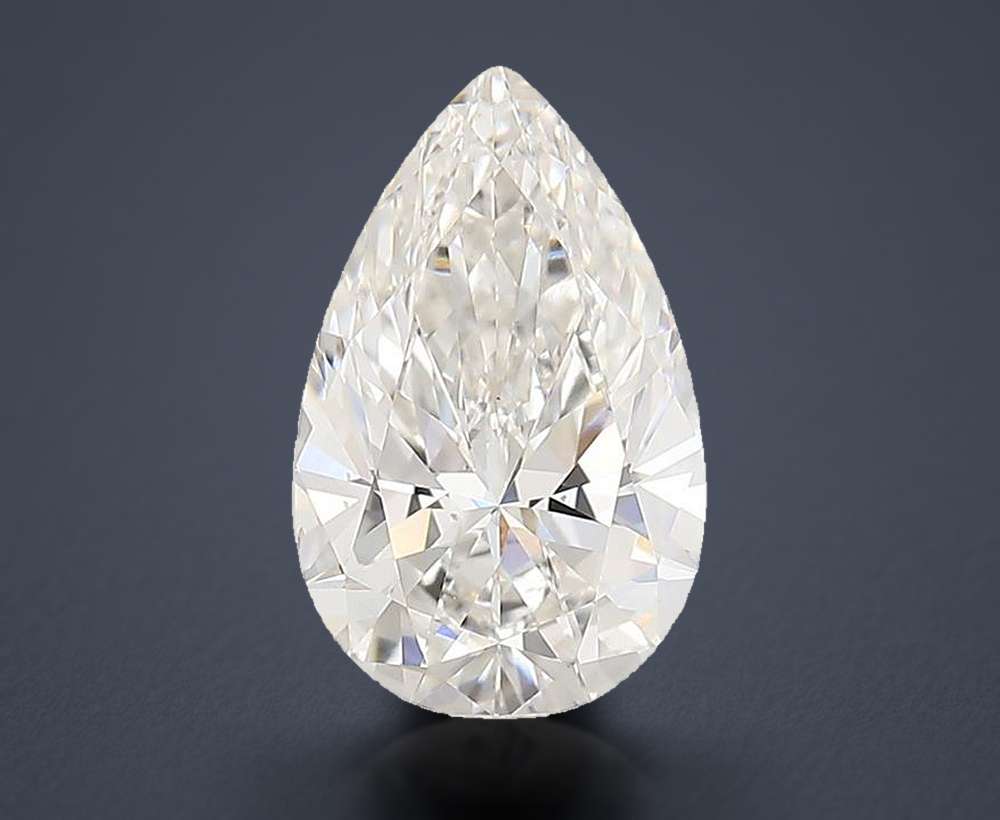 1.00 Carat Pear Lab Diamond