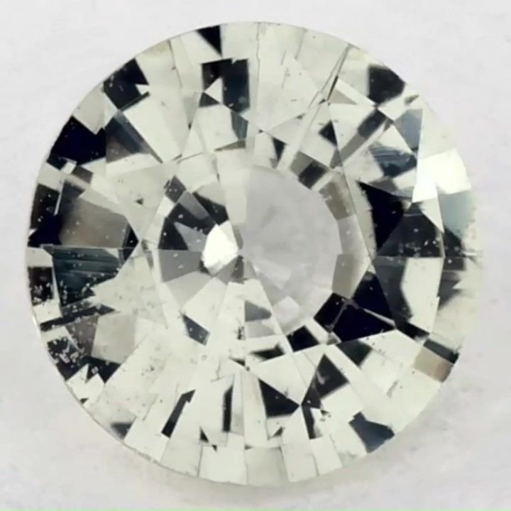 1.59 Carat Green Round Sapphire