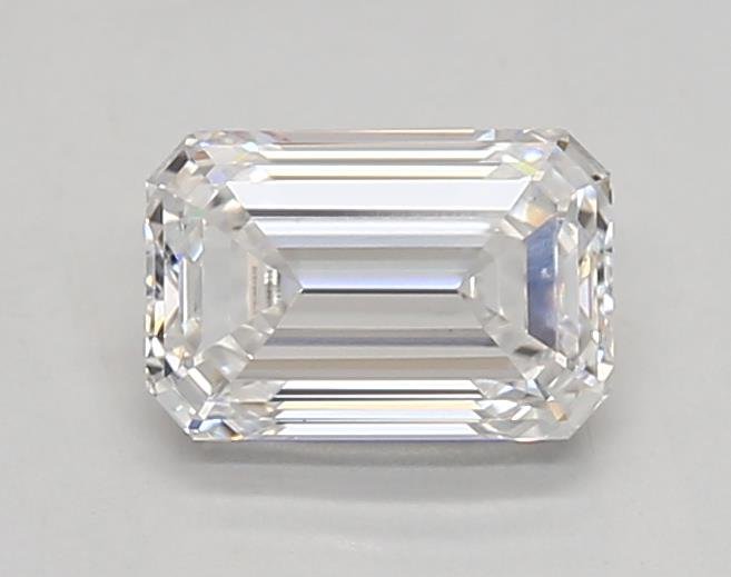 0.87ct D VVS2 Rare Carat Ideal Cut Emerald Lab Grown Diamond