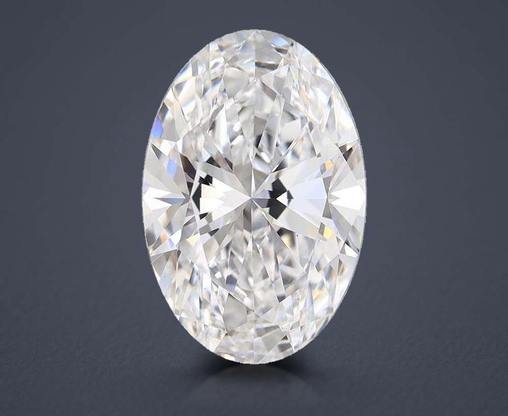 6.08 Carat Oval Lab Diamond