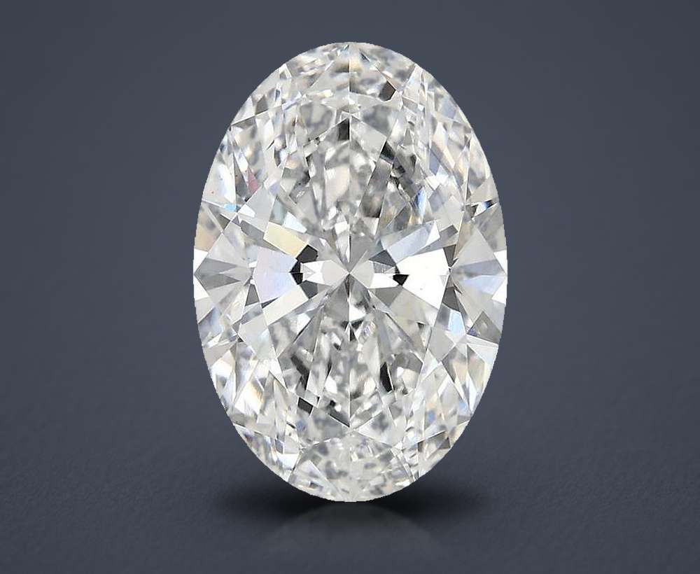 3.83 Carat Oval Lab Diamond