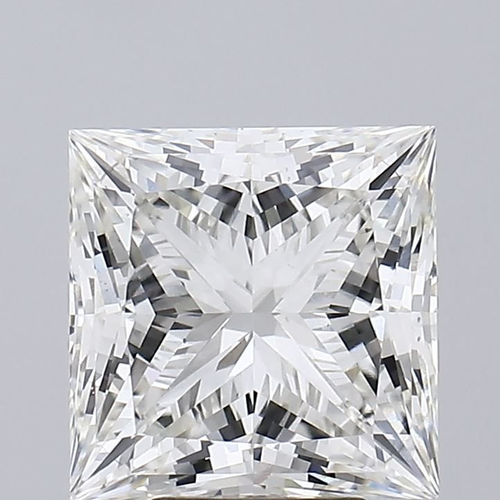 4.60ct H VS2 Rare Carat Ideal Cut Princess Lab Grown Diamond