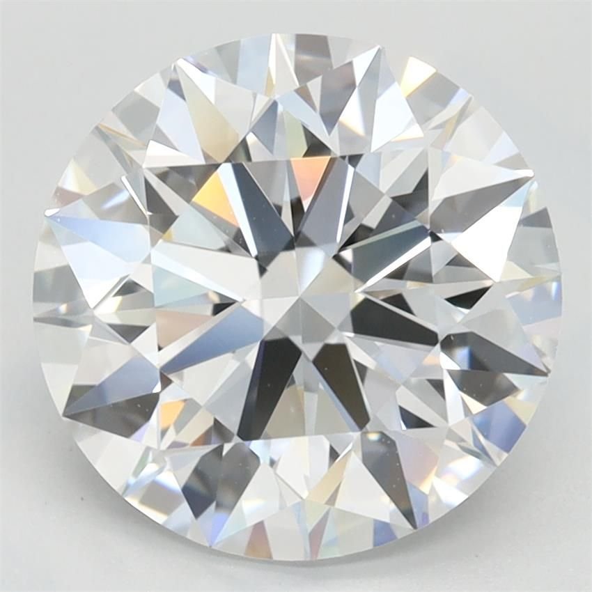 3.23ct D VVS2 Rare Carat Ideal Cut Round Lab Grown Diamond