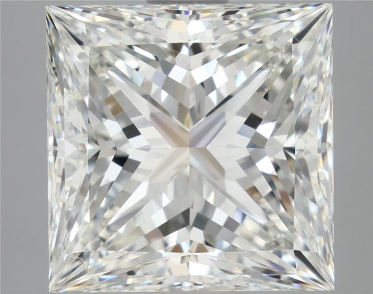 5.23ct H IF Very Good Cut Princess Diamond