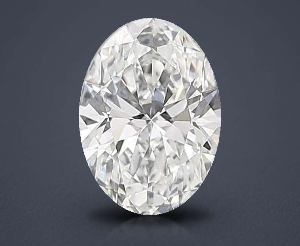 1.00 Carat Oval Lab Diamond