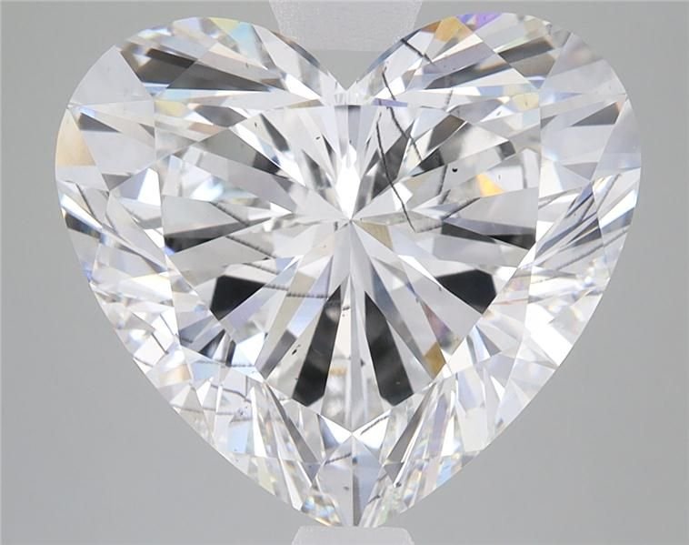 6.80ct F SI1 Very Good Cut Heart Lab Grown Diamond