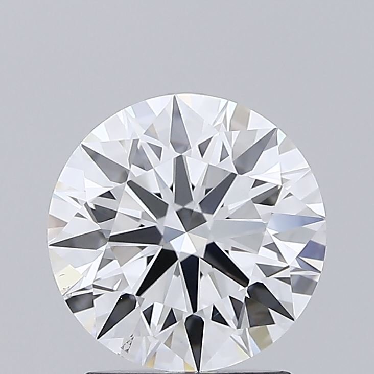 1.55ct D VS2 Rare Carat Ideal Cut Round Lab Grown Diamond