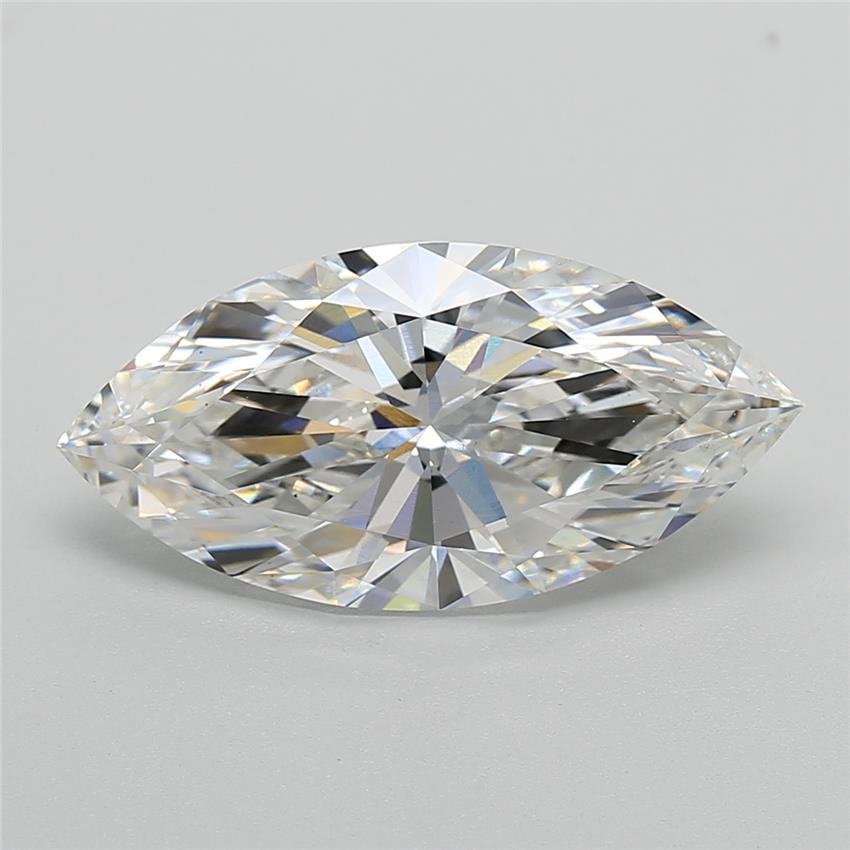 5.96ct G VS1 Rare Carat Ideal Cut Marquise Lab Grown Diamond