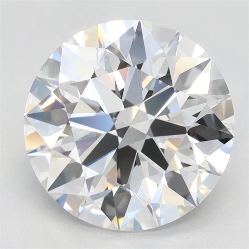 2.63ct D VVS1 Rare Carat Ideal Cut Round Lab Grown Diamond