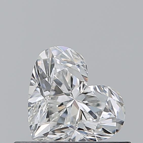 0.51ct G SI1 Rare Carat Ideal Cut Heart Diamond