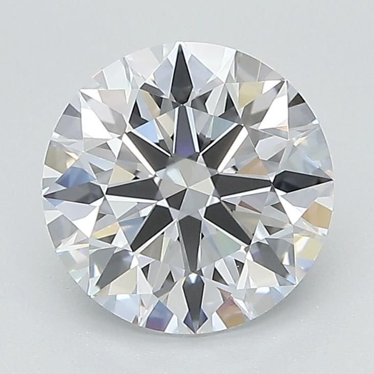 2.03ct F VVS1 Rare Carat Ideal Cut Round Lab Grown Diamond