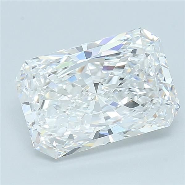 5.05ct D VS1 Rare Carat Ideal Cut Radiant Lab Grown Diamond