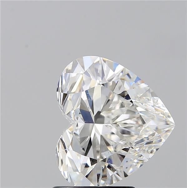 2.20ct F SI1 Rare Carat Ideal Cut Heart Diamond
