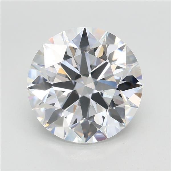 3.05ct E VS1 Rare Carat Ideal Cut Round Lab Grown Diamond