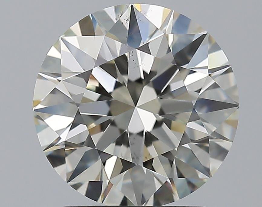 2.20ct K SI1 Rare Carat Ideal Cut Round Diamond