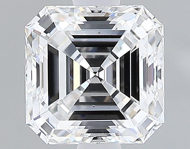 1.28ct E VS2 Rare Carat Ideal Cut Asscher Lab Grown Diamond