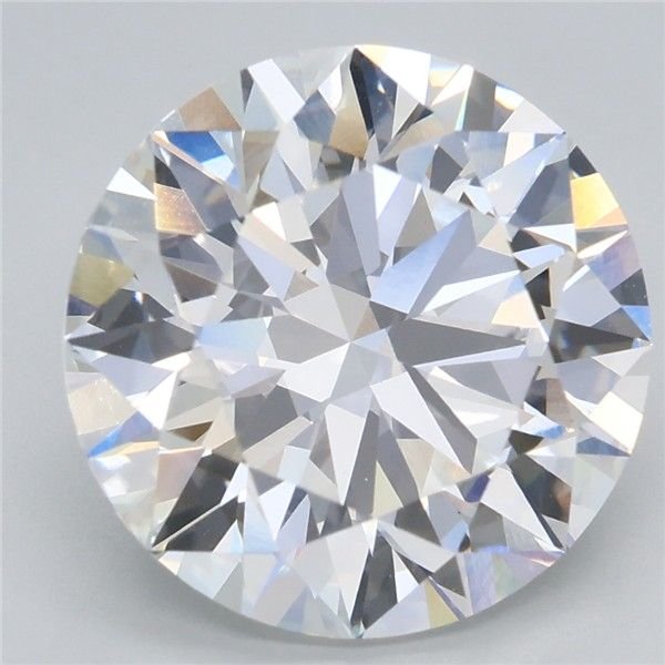 4.08ct F VVS2 Rare Carat Ideal Cut Round Lab Grown Diamond
