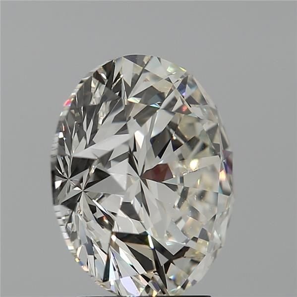 5.03ct K SI1 Rare Carat Ideal Cut Round Diamond