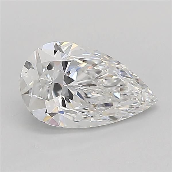 0.80ct E VVS2 Rare Carat Ideal Cut Pear Lab Grown Diamond