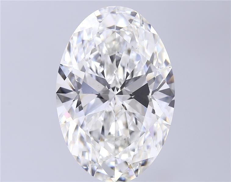 15.06ct F VS1 Rare Carat Ideal Cut Oval Lab Grown Diamond