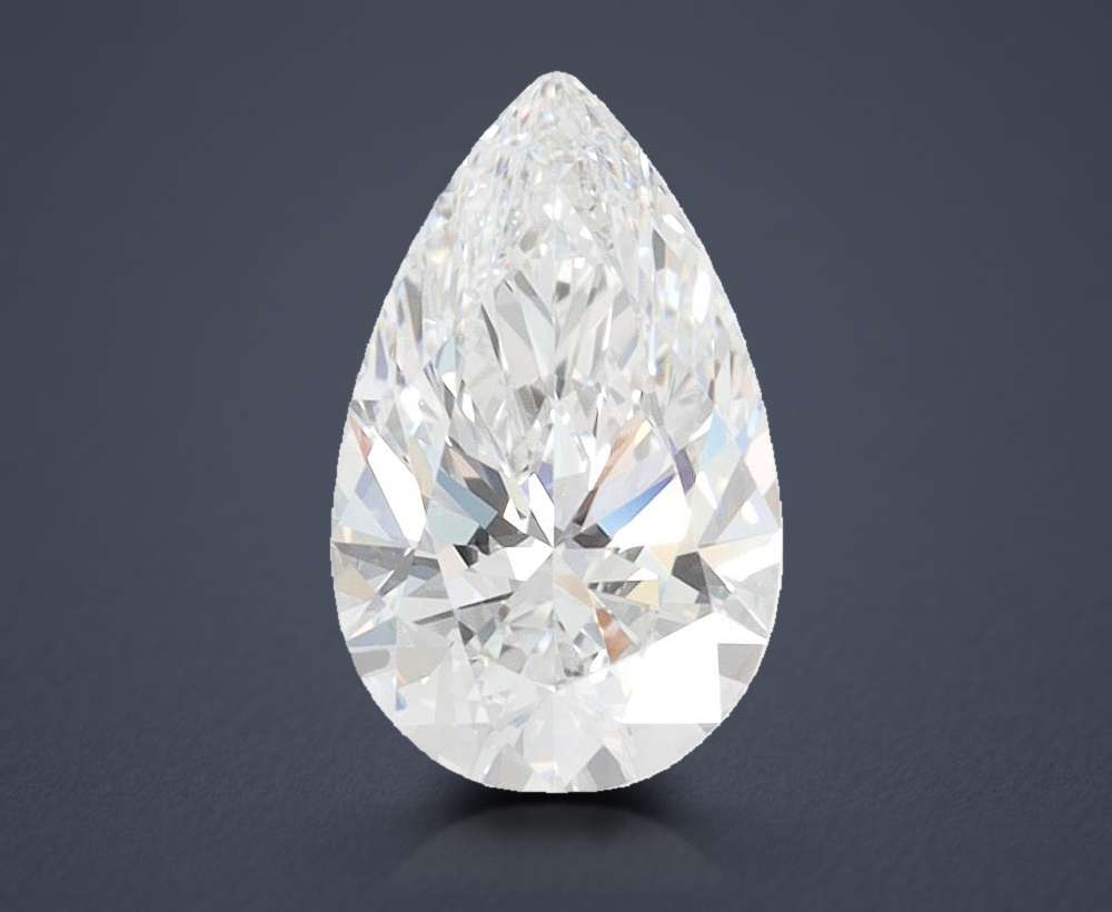 1.53 Carat Pear Lab Diamond
