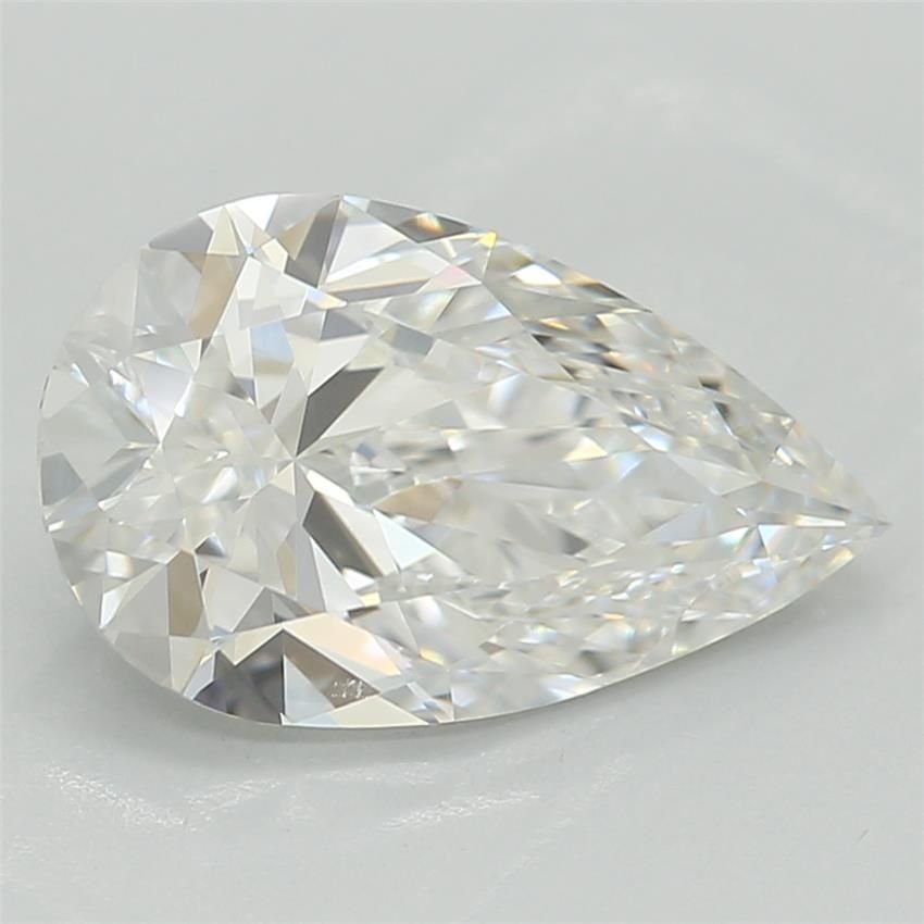 1.30ct E VVS2 Rare Carat Ideal Cut Pear Lab Grown Diamond