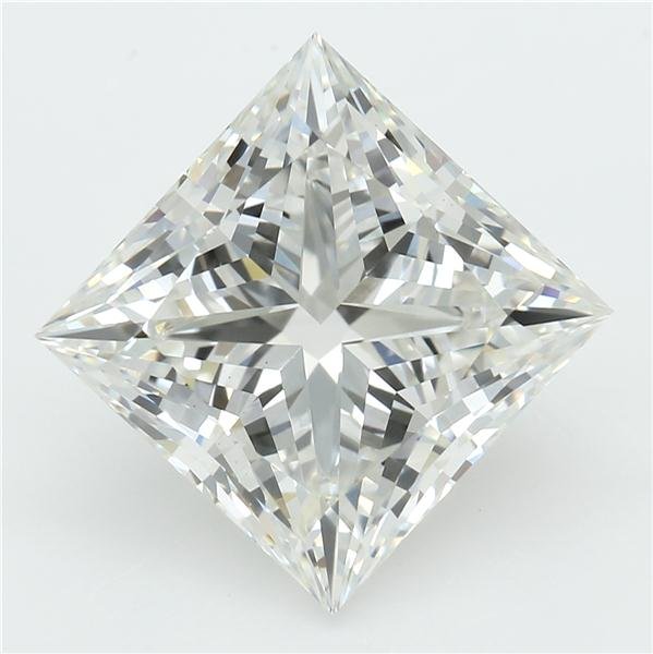 3.58ct H VS1 Rare Carat Ideal Cut Princess Lab Grown Diamond